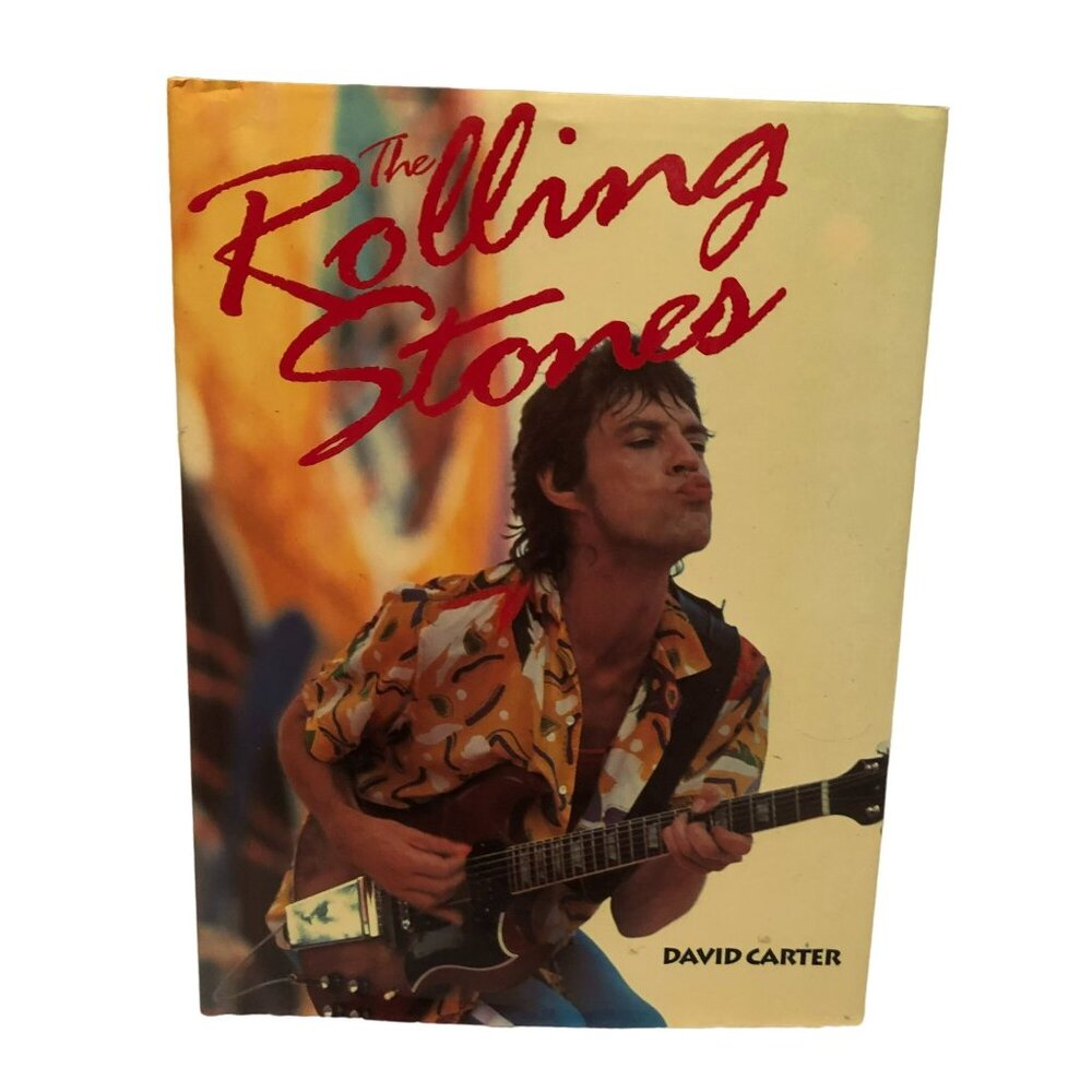 Vtg The Rolling Stones Book by David Carter Hardcover 1994 JG Press 12" x 9"